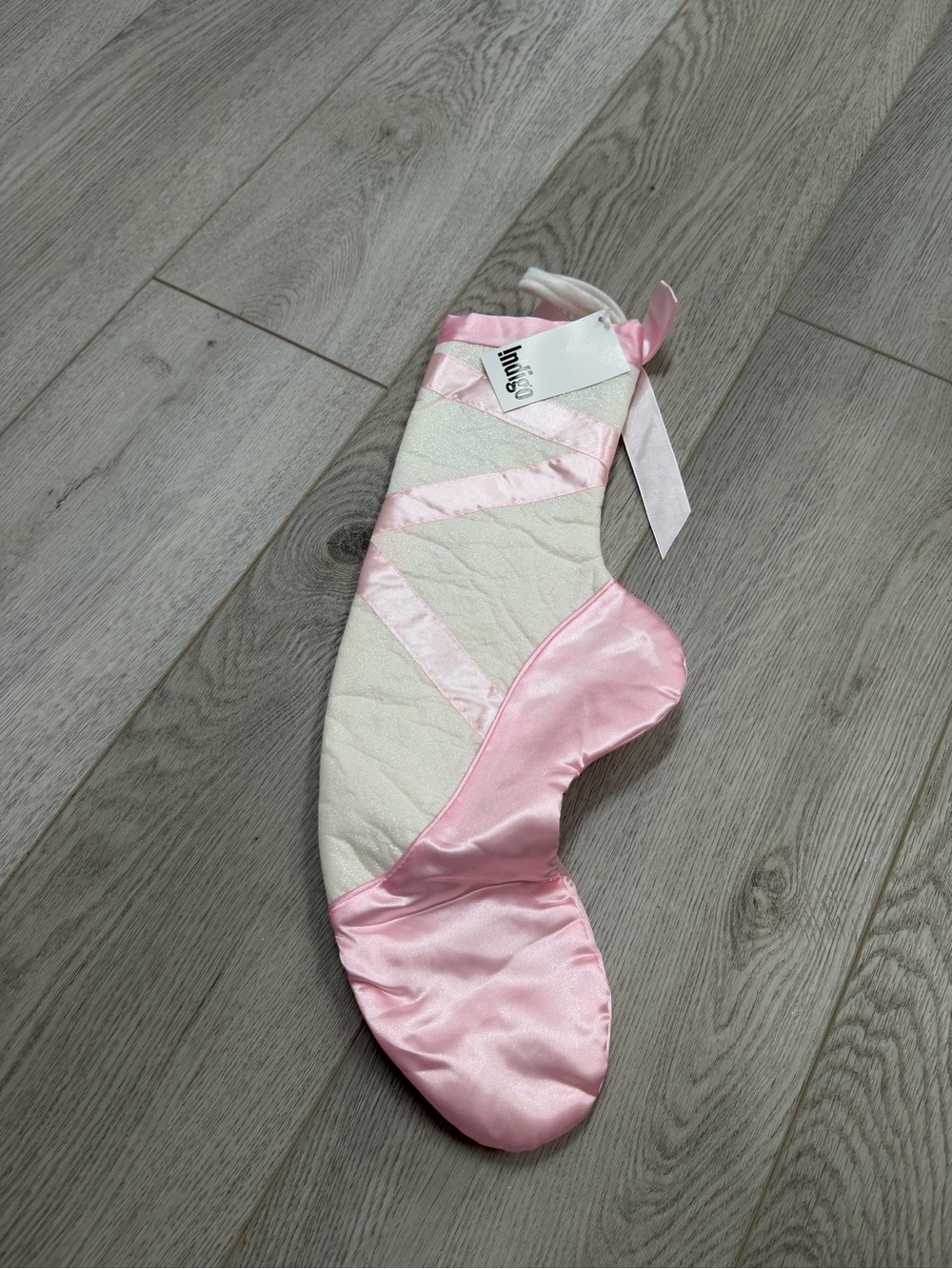 Indigo  Pink Satin Ballet Slippers
